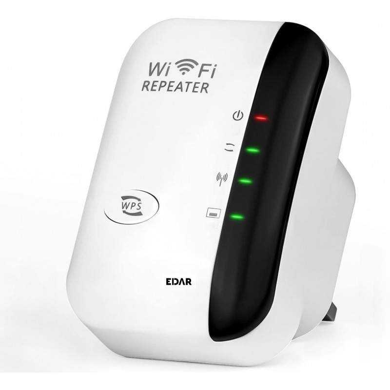 Amplificator EDAR Pentru Semnal Wifi, Adaptor Wireless Cu Acoperire 10m, 2.4 Ghz, Viteza 300 Mbps, Alb/Negru Amplificator EDAR Pentru Semnal Wifi, Adaptor Wireless Cu Acoperire 10m, 2.4 Ghz, Viteza 300 Mbps, Alb/Negru