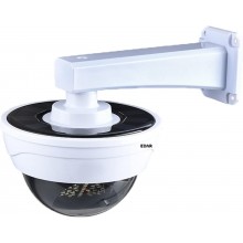 Camera De Supraveghere Falsa EDAR Solara, Tip Glob, 26 LED-uri, Telecomanda si Senzor de Miscare, Rezistent la Apa, Culoare Alba