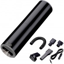 Aspirator Portabil EDAR Pentru Auto, Laptop, Geamuri, Mini Aspirator Cu 43000R/Min, 120 W, Incarcare USB, Negru