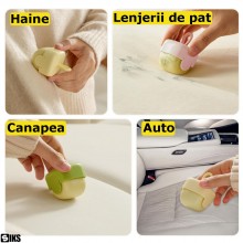 Mini Rola De Scame Reutilizabila Prin Spalare SIKS, Din Silicon, Indepartare Par Animale, Scame Haine Sau Mobilier, Design Co...