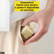 Mini Rola De Scame Reutilizabila Prin Spalare SIKS, Din Silicon, Indepartare Par Animale, Scame Haine Sau Mobilier, Design Co...
