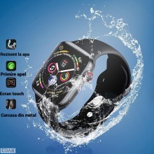 Ceas Inteligent EDAR Seria 7, Smartwatch Compatibil cu Android si iOS, Bluetooth 5.2, Ecran Tactil, Notificari Apeluri si Mes...