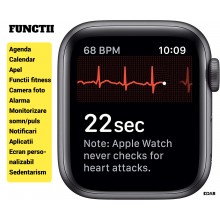 Ceas Inteligent EDAR Seria 7, Smartwatch Compatibil cu Android si iOS, Bluetooth 5.2, Ecran Tactil, Notificari Apeluri si Mes...