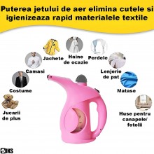 Steamer Cu Aburi SIKS Pentru Haine, Aparat De Calcat Vertical Portabil De Mana Pentru Calatorie, Indicator Apa, Valva De Secu... Steamer Cu Aburi SIKS Pentru Haine, Aparat De Calcat Vertical Portabil De Mana Pentru Calatorie, Indicator Apa, Valva De Secu...