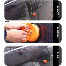 Maner Cu Ventuza EDAR Pentru Geamuri, Faianta, Gresie si Caroserie Auto, Indepartat Tabla Caroserie Auto, ABS, Baza De Cauciu...