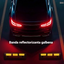 Set 2x Opritor Roti EDAR, Blocare Roti si Delimitare Loc Parcare, Elemente Reflectorizante, Cauciuc, Negru/galben Set 2x Opritor Roti EDAR, Blocare Roti si Delimitare Loc Parcare, Elemente Reflectorizante, Cauciuc, Negru/galben