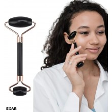Set EDAR Dispozitiv De Infrumusetare Pentru Masaj Facial, Rola Onix si Piatra Opal, Intinerire A Pielii si Zona Ochilor, Dren...