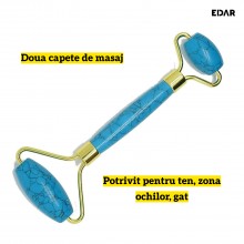 Set EDAR Dispozitiv De Infrumusetare Pentru Masaj Facial, Rola Onix si Piatra Opal, Intinerire A Pielii si Zona Ochilor, Dren... Set EDAR Dispozitiv De Infrumusetare Pentru Masaj Facial, Rola Onix si Piatra Opal, Intinerire A Pielii si Zona Ochilor, Dren...