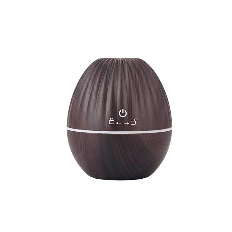 Umidificator EDAR® difuzor aromaterapie, purificator aer, lumini led, rezervor 130 ml, lemn inchis Umidificator EDAR® difuzor aromaterapie, purificator aer, lumini led, rezervor 130 ml, lemn inchis
