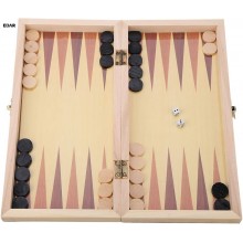 Set Joc 3 în 1 EDAR, Sah, Table si Dame, Cutie Din Lemn, Dimensiune Tabla Pliata 35x17 cm Set Joc 3 în 1 EDAR, Sah, Table si Dame, Cutie Din Lemn, Dimensiune Tabla Pliata 35x17 cm