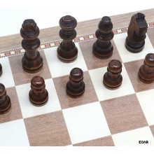 Set Joc 3 în 1 EDAR, Sah, Table si Dame, Cutie Din Lemn, Dimensiune Tabla Pliata 50x25 cm Set Joc 3 în 1 EDAR, Sah, Table si Dame, Cutie Din Lemn, Dimensiune Tabla Pliata 50x25 cm