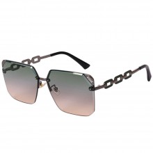 Ochelari Polarizati De Soare EDAR, Model M21, Protectie Raze UV, Lentile Negru/Maro Efect De Gradient, Toc Inclus, Brate Mode...