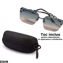 Ochelari Polarizati De Soare EDAR, Model M21, Protectie Raze UV, Lentile Negru/Maro Efect De Gradient, Toc Inclus, Brate Mode... Ochelari Polarizati De Soare EDAR, Model M21, Protectie Raze UV, Lentile Negru/Maro Efect De Gradient, Toc Inclus, Brate Mode...