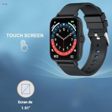 Ceas Inteligent EDAR, Smartwach Multifunctional, Monitorizare Puls, Tensiune si Oxigen In Sange, Functii Fitness, Apel, Notif... Ceas Inteligent EDAR, Smartwach Multifunctional, Monitorizare Puls, Tensiune si Oxigen In Sange, Functii Fitness, Apel, Notif...
