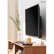Suport De Perete EDAR Pentru Televizor, Reglabil cu 2 Brate, HDL-117B-2, Greutate Maxima Suportata 50kg, Metal, Negru