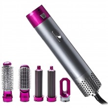 Perie Electrica 5 in 1 EDAR, 5 Capete Interschimbabile, Ondulator, Uscator, Perie, Directie De Rotatie Stanga-Dreapta, 3 Trep...