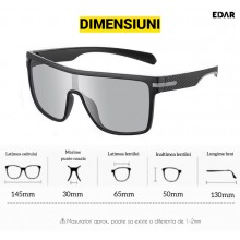 Ochelari De Soare EDAR Polarizati M21 cu Lentile Oglindate Negre, Potriviti Pentru Condus, Protectie UV, Cadou Toc Protectie Ochelari De Soare EDAR Polarizati M21 cu Lentile Oglindate Negre, Potriviti Pentru Condus, Protectie UV, Cadou Toc Protectie
