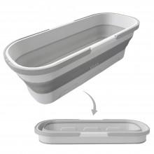 Lighean Pliabil Multifunctional EDAR, Pentru Uz Casnic Si Exterior, Cu Manere Si Roti, Dreptunghiular, Portabil, Usor De Depo...