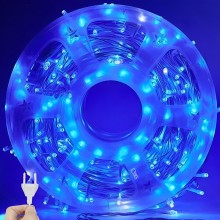 Instalatie De Craciun Led Tip Rola SIKS, Lungime 100 Metri, 800 Led-uri, Pentru Interior/Exterior, Pentru Casa / Gradina, 8 M...