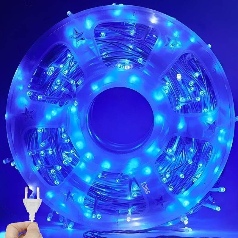 Instalatie De Craciun Led Tip Rola SIKS, Lungime 100 Metri, 800 Led-uri, Pentru Interior/Exterior, Pentru Casa / Gradina, 8 M... Instalatie De Craciun Led Tip Rola SIKS, Lungime 100 Metri, 800 Led-uri, Pentru Interior/Exterior, Pentru Casa / Gradina, 8 M...