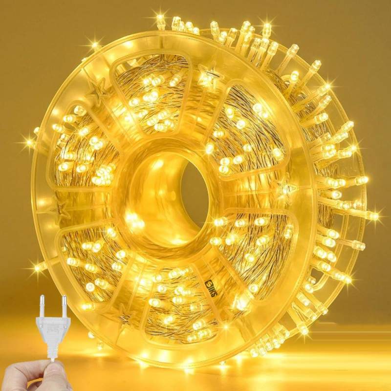 Instalatie De Craciun Led Tip Rola SIKS, Lungime 100 Metri, 800 Led-uri, Pentru Interior/Exterior, Pentru Casa / Gradina, 8 M... Instalatie De Craciun Led Tip Rola SIKS, Lungime 100 Metri, 800 Led-uri, Pentru Interior/Exterior, Pentru Casa / Gradina, 8 M...