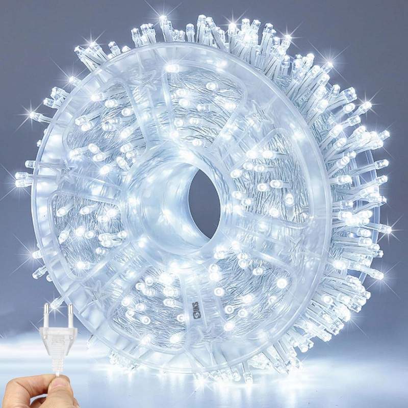 Instalatie De Craciun Led Tip Rola SIKS, Lungime 100 Metri, 800 Led-uri, Pentru Interior/Exterior, Pentru Casa / Gradina, 8 M... Instalatie De Craciun Led Tip Rola SIKS, Lungime 100 Metri, 800 Led-uri, Pentru Interior/Exterior, Pentru Casa / Gradina, 8 M...