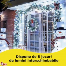 Instalatie De Craciun Led Tip Rola SIKS, Lungime 100 Metri, 800 Led-uri, Pentru Interior/Exterior, Pentru Casa / Gradina, 8 M... Instalatie De Craciun Led Tip Rola SIKS, Lungime 100 Metri, 800 Led-uri, Pentru Interior/Exterior, Pentru Casa / Gradina, 8 M...