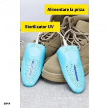 Uscator Electric Multifunctional Incaltaminte EDAR, 2 Capete, Uscare Rapida cu Sterilizare UV, Alimentare la Priza, Potrivit ... Uscator Electric Multifunctional Incaltaminte EDAR, 2 Capete, Uscare Rapida cu Sterilizare UV, Alimentare la Priza, Potrivit ...