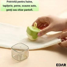 Mini Rola De Scame EDAR Reutilizabila Din Silicon – Verde, Compacta, Usor De Spalat, Pentru Par De Animale, Scame, Haine Sau ...