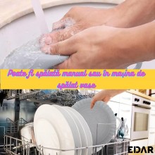 Forma EDAR Pentru Copt Prajituri Si Tort, Silicon, Rotunda, 24x3.5 cm, Gri – Coacere Usoara Si Uniforma