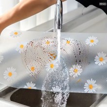 Folie Protectie EDAR pentru Sertare si Etajere, Fata de Masa, Silicon Transparent, Impermeabila, Antialunecare, 45x300 cm