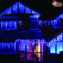 Instalatie Craciun Tip Turturi/Franjuri SIKS, 75 Metri, 1500 Led-uri, Pentru Casa / Gradina / Gard, Cu 1 Joc De Lumini Alb Re...