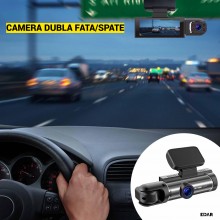 Camera Auto Tripla EDAR Pro T3, DVR Super Full HD 1080P, HDR, Vedere Noapte, Inregistrare Interior si Marsarier, Monitorizare...