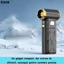 Mini Suflanta De Aer Si Aspirator EDAR Fara Fir 2 în 1 – Negru Mini Suflanta De Aer Si Aspirator EDAR Fara Fir 2 în 1 – Negru