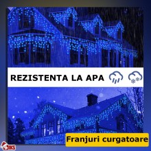 Instalatie Craciun Tip Turturi/Franjuri SIKS, 15 Metri, 300 Led-uri, Pentru Casa / Gradina / Gard, Cu 1 Joc De Lumini, Franju... Instalatie Craciun Tip Turturi/Franjuri SIKS, 15 Metri, 300 Led-uri, Pentru Casa / Gradina / Gard, Cu 1 Joc De Lumini, Franju...