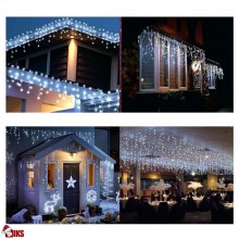 Instalatie Craciun Tip Turturi/Franjuri SIKS, 15 Metri, 300 Led-uri, Pentru Casa / Gradina / Gard, Cu 1 Joc De Lumini, Franju... Instalatie Craciun Tip Turturi/Franjuri SIKS, 15 Metri, 300 Led-uri, Pentru Casa / Gradina / Gard, Cu 1 Joc De Lumini, Franju...