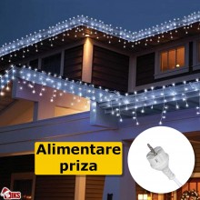 Instalatie Craciun Tip Turturi/Franjuri SIKS, 15 Metri, 300 Led-uri, Pentru Casa / Gradina / Gard, Cu 1 Joc De Lumini, Franju... Instalatie Craciun Tip Turturi/Franjuri SIKS, 15 Metri, 300 Led-uri, Pentru Casa / Gradina / Gard, Cu 1 Joc De Lumini, Franju...