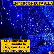 Instalatie Craciun Tip Turturi/Franjuri SIKS, 25 Metri, 640 Led-uri, Pentru Casa / Gradina / Gard, Cu 1 Joc De Lumini, Franju... Instalatie Craciun Tip Turturi/Franjuri SIKS, 25 Metri, 640 Led-uri, Pentru Casa / Gradina / Gard, Cu 1 Joc De Lumini, Franju...