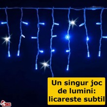 Instalatie Craciun Tip Turturi/Franjuri SIKS, 25 Metri, 640 Led-uri, Pentru Casa / Gradina / Gard, Cu 1 Joc De Lumini, Franju... Instalatie Craciun Tip Turturi/Franjuri SIKS, 25 Metri, 640 Led-uri, Pentru Casa / Gradina / Gard, Cu 1 Joc De Lumini, Franju...