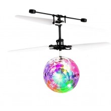 Minge Zburatoare EDAR cu LED, Tip Drona Crystal Ball, Control Senzor Miscare, Incarcare USB, Joc Interactiv Multicolor