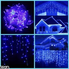 Instalatie De Craciun EDAR Model Turturi, 25 m, 640 Led-uri, Cu 8 Jocuri De Lumini, Franjuri, Pentru Exterior/Interior, Inter... Instalatie De Craciun EDAR Model Turturi, 25 m, 640 Led-uri, Cu 8 Jocuri De Lumini, Franjuri, Pentru Exterior/Interior, Inter...