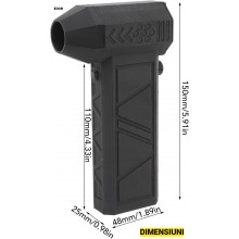 Suflanta si Aspirator Portabil EDAR, 2 in 1, Fara Fir, 15W, 140000 RPM, Baterie 8000 mAh, Curatare Prafului pentru PC, Tastat...