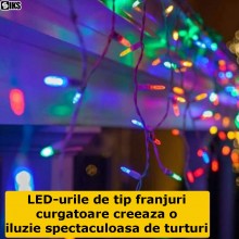 Instalatie Craciun Tip Turturi/Franjuri SIKS, 25 Metri, 640 Led-uri, Pentru Casa / Gradina / Gard, Cu 8 Jocuri De Lumini, Fra... Instalatie Craciun Tip Turturi/Franjuri SIKS, 25 Metri, 640 Led-uri, Pentru Casa / Gradina / Gard, Cu 8 Jocuri De Lumini, Fra...