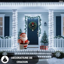 Banda Decorativa Craciun EDAR, 10m, 480 LED SMD2835, Alb Rece, IP65, Protectie Flexibila, Interconectabila, 220V, Exterior si... Banda Decorativa Craciun EDAR, 10m, 480 LED SMD2835, Alb Rece, IP65, Protectie Flexibila, Interconectabila, 220V, Exterior si...