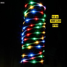 Banda Decorativa Craciun EDAR, 10 m, 480 LED SMD2835, Multicolor, IP65, 8 Jocuri de Lumini, Protectie Flexibila, Interconecta... Banda Decorativa Craciun EDAR, 10 m, 480 LED SMD2835, Multicolor, IP65, 8 Jocuri de Lumini, Protectie Flexibila, Interconecta...