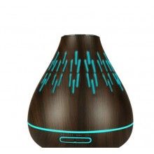 Umidificator SIKS® ultrasunete, difuzor aroma, lumini led, purificator, lemn inchis Umidificator SIKS® ultrasunete, difuzor aroma, lumini led, purificator, lemn inchis