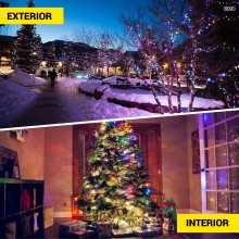 Instalatie Liniara de Craciun EDAR, 30 m, 300 LED-uri Mari Stil Diamant, Multicolor, 8 Jocuri de Lumini, Interconectabila, Pe... Instalatie Liniara de Craciun EDAR, 30 m, 300 LED-uri Mari Stil Diamant, Multicolor, 8 Jocuri de Lumini, Interconectabila, Pe...