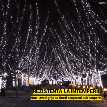 Instalatie Liniara de Craciun EDAR, 30 m, 300 LED-uri Mari Stil Diamant, Alb rece, 8 Jocuri de Lumini, Interconectabila, Pent... Instalatie Liniara de Craciun EDAR, 30 m, 300 LED-uri Mari Stil Diamant, Alb rece, 8 Jocuri de Lumini, Interconectabila, Pent...