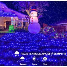 Instalatie Liniara de Craciun EDAR, 40 m, 500 LED, Albastru 8 Jocuri de Lumini, Interconectabila, Pentru Brad si Exterior, Fi... Instalatie Liniara de Craciun EDAR, 40 m, 500 LED, Albastru 8 Jocuri de Lumini, Interconectabila, Pentru Brad si Exterior, Fi...