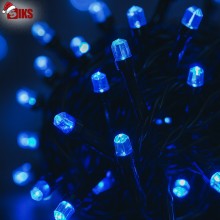 Instalatie De Craciun Liniara Led SIKS, 30 M, 300 LED-uri Mari Stil Diamant, Cu 8 jocuri de lumini, Pentru Exterior/Interior,...